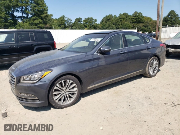 2017 Genesis G80 3.8L with VIN KMHGN4JE7HU176674, listed as a Copart auction lot 70269214 with 74,679 mi miles and Salvage Title. Bid and sale history available at carsss.com. Image 1.