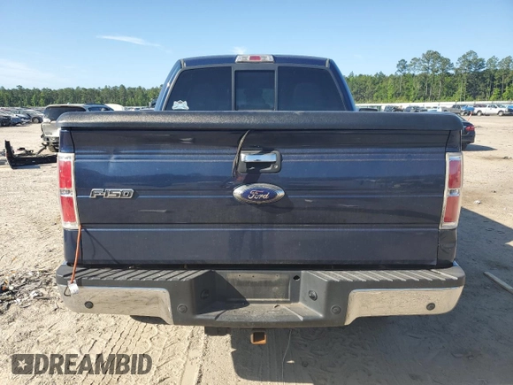 2014 Ford F-150 XL with VIN 1FTFW1ETXEKD01260, listed as a Copart auction lot 55203685 with 153,410 mi miles and Salvage title. Bid and sale history available at DreamBid. Image 6.