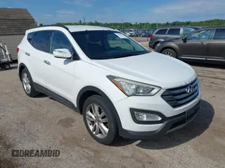 2013 Hyundai Santa Fe Sport z VIN 5XYZU3LA5DG045646, wystawiony jako IAAI lot #42380560 z przebiegiem 131 944 mil mil oraz . Historia ofert i sprzedaży dostępna na DreamBid. Obrazek 1.