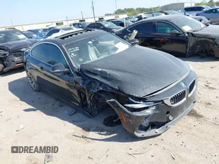 2019 BMW 4 Series 430i with VIN WBA4W3C51KAG91397, listed as a IAAI auction lot 41871270 with 108,701 mi miles and . Bid and sale history available at carsss.com. Image 1.