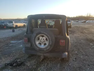 2003 Jeep Wrangler Sport with VIN 1J4FA49S03P366176, listed as a Copart auction lot 87745925 with 158,370 mi miles and Salvage Title. Bid and sale history available at carsss.com. Image 6.