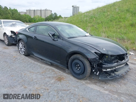 2019 Lexus RC 300 with VIN JTHHA5BC8K5009814, listed as a IAAI auction lot 41611462 with 16,258 mi miles and . Bid and sale history available at DreamBid. Image 1.