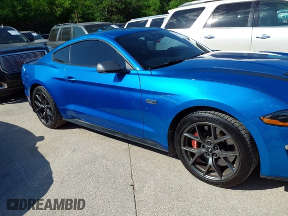 2021 Ford Mustang EcoBoost with VIN 1FA6P8TD9M5128237, listed as a IAAI auction lot 42103583 with 39,383 mi miles. Bid and sale history available at carsss.com. Image 13.