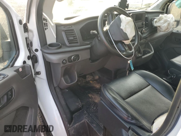 2020 Ford Transit Cargo with VIN 1FTBR1C86LKB23915, listed as a Copart auction lot 80862784 with 81,919 mi miles and Salvage Title. Bid and sale history available at DreamBid. Image 8.