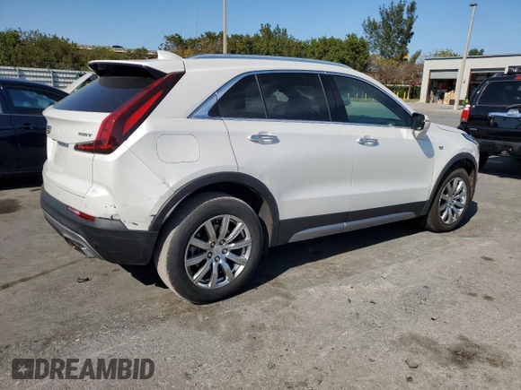 2022 Cadillac XT4 FWD Premium Luxury with VIN 1GYFZCR45NF100049, listed as a Copart auction lot 50213255 with 62,391 mi miles and Salvage title. Bid and sale history available at DreamBid. Image 3.