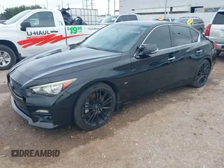 2015 Infiniti Q50 Sport z VIN JN1BV7AP7FM334447, wystawiony jako IAAI lot #42595908 z przebiegiem 168 214 mil mil oraz . Historia ofert i sprzedaży dostępna na DreamBid. Obrazek 17.
