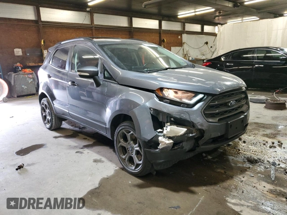 2018 Ford EcoSport SES with VIN MAJ6P1CL7JC182660, listed as a Copart auction lot 49881705 with 83,176 mi miles and Salvage Title. Bid and sale history available at DreamBid. Image 4.