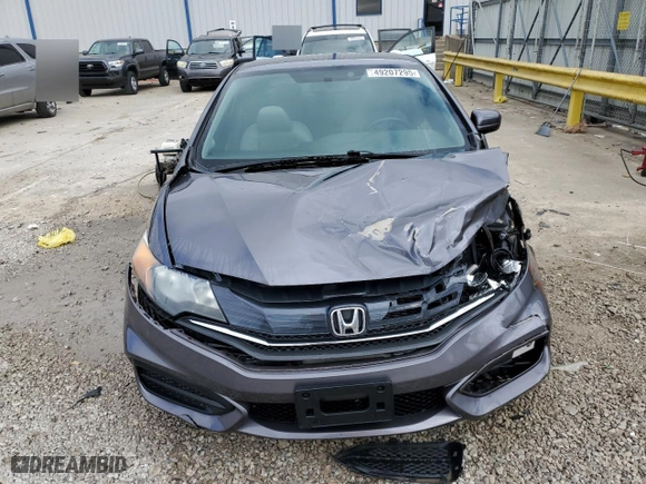2014 Honda Civic Coupe LX with VIN 2HGFG3B57EH517834, listed as a Copart auction lot 49207295 with 273,231 mi miles and Non Repairable. Bid and sale history available at carsss.com. Image 5.