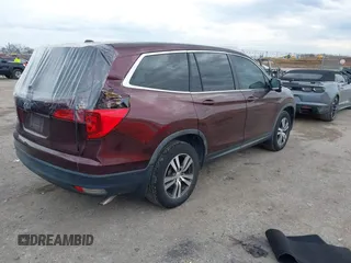 2016 Honda Pilot EX-L with VIN 5FNYF5H58GB026209, listed as a IAAI auction lot 41333088 with 129,484 mi miles and . Bid and sale history available at DreamBid. Image 4.