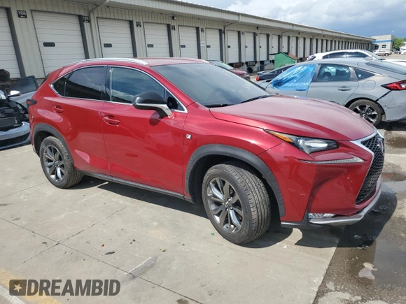 2016 Lexus NX 200t with VIN JTJYARBZ9G2034627, listed as a Copart auction lot 56388525 with 60,897 mi miles and Salvage title. Bid and sale history available at DreamBid. Image 4.