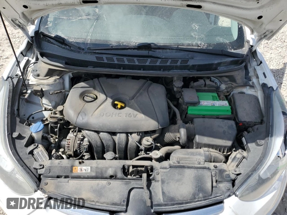 2015 Hyundai Elantra SE with VIN 5NPDH4AEXFH595205, listed as a Copart auction lot 53070235 with 92,000 mi miles and Salvage Title. Bid and sale history available at DreamBid. Image 11.