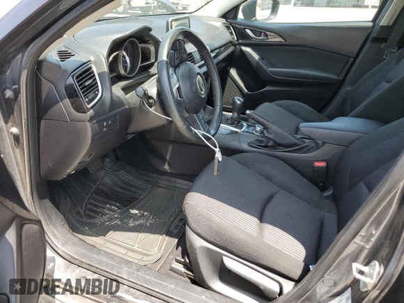 2015 Mazda 3 i Touring with VIN 3MZBM1L79FM165513, listed as a Copart auction lot 55436135 with 127,365 mi miles and Salvage Title. Bid and sale history available at DreamBid. Image 7.