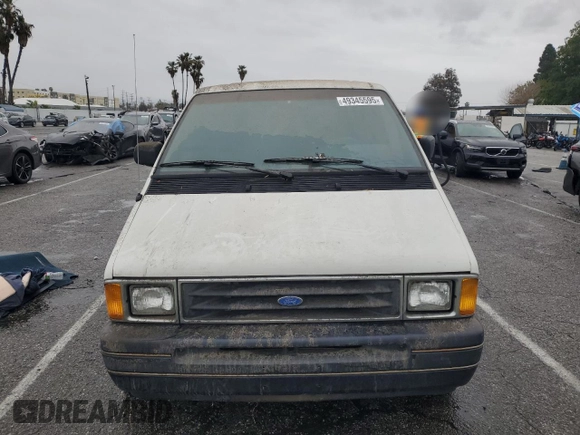 1991 Ford Aerostar z VIN 1FMDA31X2MZB42908, wystawiony jako Copart lot #49345595 z przebiegiem 82 282 mil mil oraz Tytuł czysty. Historia ofert i sprzedaży dostępna na DreamBid. Obrazek 5.