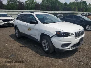 2022 Jeep Cherokee Latitude Lux with VIN 1C4PJMMX1ND530147, listed as a Copart auction lot 58652975 with 16,332 mi miles and Salvage title. Bid and sale history available at DreamBid. Image 4.