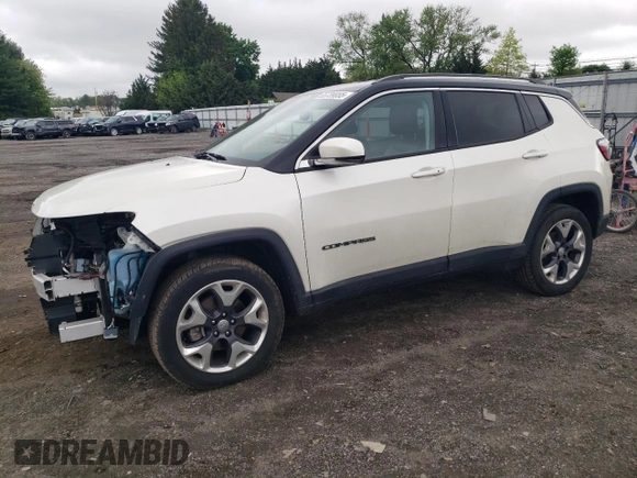 2021 Jeep Compass Limited z VIN 3C4NJDCB6MT578541, wystawiony jako Copart lot #55739055 z przebiegiem 81 351 mil mil oraz Szkoda całkowita • Salvage title. Historia ofert i sprzedaży dostępna na DreamBid. Obrazek 1.