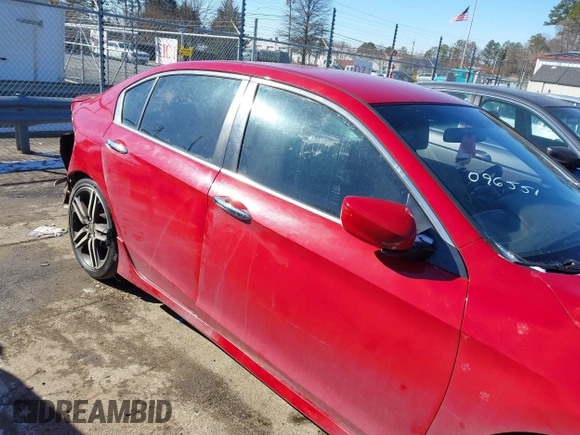 2016 Honda Accord Sport with VIN 1HGCR2F5XGA096551, listed as a IAAI auction lot 41354828 with 264,720 mi miles and . Bid and sale history available at DreamBid. Image 13.