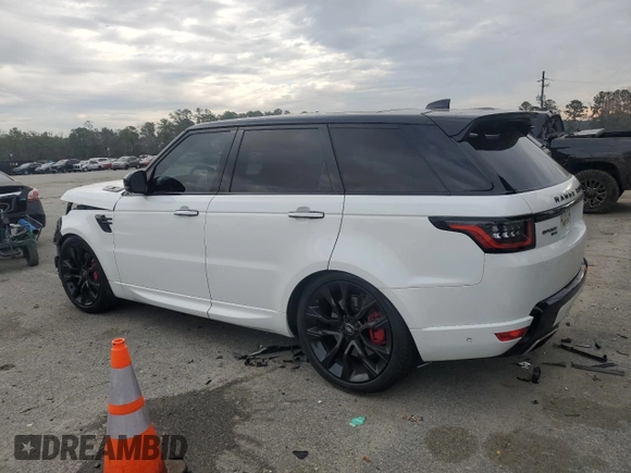 2022 Land Rover Range Rover Sport HST with VIN SALWS2RU3NA242121, listed as a Copart auction lot 46434655 with 23,073 mi miles and Salvage Title. Bid and sale history available at carsss.com. Image 2.