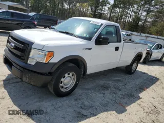 2013 Ford F-150 XL with VIN 1FTMF1CM8DKE67276, listed as a Copart auction lot 52690085 with 149,034 mi miles and Salvage title. Bid and sale history available at DreamBid. Image 1.