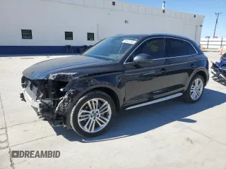 2018 Audi Q5 Premium Plus with VIN WA1BNAFY5J2108319, listed as a Copart auction lot 50531245 with 80,027 mi miles and Salvage Title. Bid and sale history available at carsss.com. Image 1.