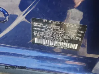 2024 Subaru Crosstrek Premium with VIN JF2GUADC6RH851135, listed as a Copart auction lot 62361015 with 10,840 mi miles and Salvage title. Bid and sale history available at DreamBid. Image 13.