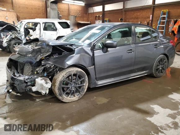 2021 Subaru WRX Premium with VIN JF1VA1C69M9802188, listed as a Copart auction lot 48351315 with 45,754 mi miles and Salvage Title. Bid and sale history available at carsss.com. Image 1.