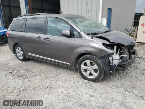 2011 Toyota Sienna LE AAS with VIN 5TDKK3DCXBS151601, listed as a Copart auction lot 53715635 with 264,672 mi miles and Salvage title. Bid and sale history available at DreamBid. Image 4.