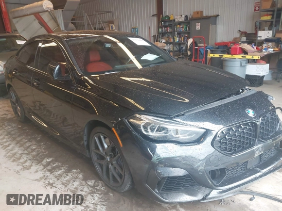 2022 BMW 2 Series M235i xDrive with VIN WBA13AL04N7J87056, listed as a IAAI auction lot 42178499 with 42,544 mi miles and . Bid and sale history available at DreamBid. Image 1.