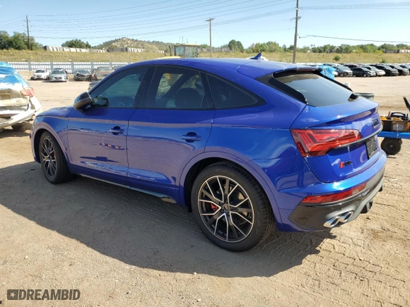 2024 Audi SQ5 Sportback Premium Plus with VIN WA124AFY2R2088187, listed as a Copart auction lot 73215564 with 106 mi miles and Salvage Title. Bid and sale history available at carsss.com. Image 2.
