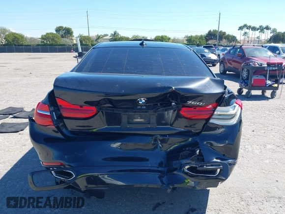 2018 BMW 7 Series 750i with VIN WBA7F0C54JGM22900, listed as a IAAI auction lot 41673673 with 66,264 mi miles. Bid and sale history available at carsss.com. Image 15.