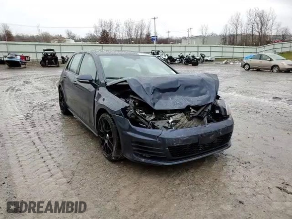 2015 Volkswagen Golf GTI Autobahn w/Performance Pkg with VIN 3VW447AUXFM092608, listed as a Copart auction lot 69382632 with 48,140 mi miles. Bid and sale history available at carsss.com. Image 12.