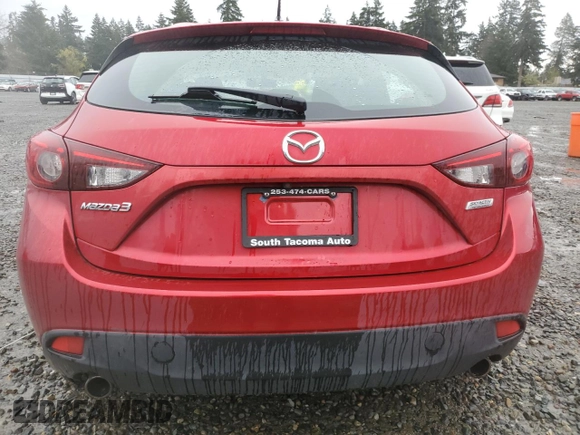 2016 Mazda 3 i Touring with VIN 3MZBM1L76GM319998, listed as a Copart auction lot 52292625 with 67,784 mi miles and Salvage title. Bid and sale history available at DreamBid. Image 6.