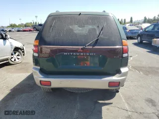 2001 Mitsubishi Montero Sport XLS with VIN JA4LS31H61P021600, listed as a Copart auction lot 66138844 with 152,230 mi miles and Salvage Title. Bid and sale history available at carsss.com. Image 6.