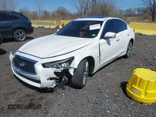 2020 Infiniti Q50 3.0t LUXE with VIN JN1EV7AR3LM253214, listed as a IAAI auction lot 41909214 with 55,460 mi miles. Bid and sale history available at carsss.com. Image 19.