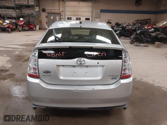 2008 Toyota Prius with VIN JTDKB20U883299913, listed as a IAAI auction lot 41143444 with 124,074 mi miles. Bid and sale history available at carsss.com. Image 16.