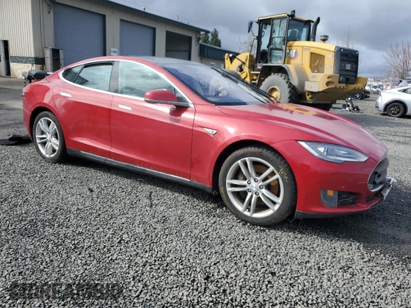 2013 Tesla Model S with VIN 5YJSA1CN9DFP19743, listed as a Copart auction lot 49555255 with 0 mi miles and Salvage Title. Bid and sale history available at carsss.com. Image 4.