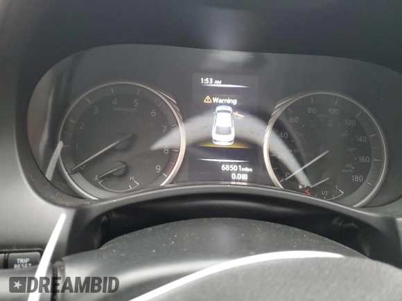 2019 Infiniti Q50 3.0t LUXE with VIN JN1EV7AP7KM512655, listed as a Copart auction lot 52543265 with 68,501 mi miles and Salvage Title. Bid and sale history available at carsss.com. Image 9.