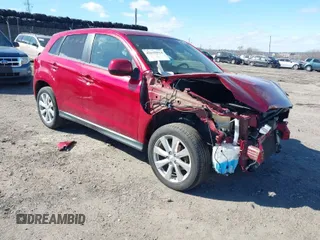 2013 Mitsubishi Outlander Sport SE with VIN 4A4AR4AU8DE015270, listed as a IAAI auction lot 41635914 with 89,844 mi miles. Bid and sale history available at carsss.com. Image 1.