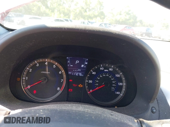 2012 Hyundai Accent GS with VIN KMHCT5AE9CU047449, listed as a IAAI auction lot 42667846 with 117,276 mi miles and . Bid and sale history available at DreamBid. Image 7.