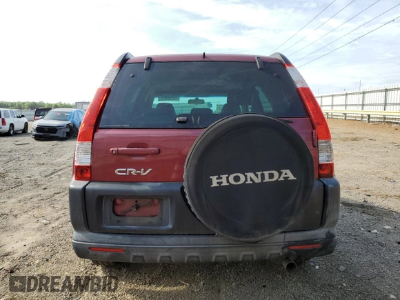 2005 Honda CR-V EX with VIN SHSRD78895U343003, listed as a Copart auction lot 54150865 with 188,582 mi miles and Clean Title. Bid and sale history available at carsss.com. Image 6.