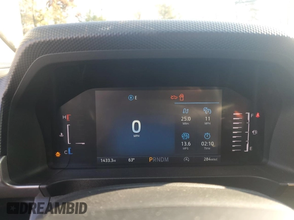 2024 Ford Ranger XLT with VIN 1FTER4GH5RLE37387, listed as a Copart auction lot 81362924 with 1,433 mi miles and Salvage Title. Bid and sale history available at DreamBid. Image 9.