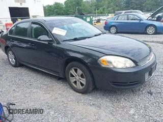 2012 Chevrolet Impala LS Fleet with VIN 2G1WF5E35C1196334, listed as a IAAI auction lot 42585526 with 153,380 mi miles and . Bid and sale history available at DreamBid. Image 1.