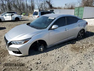 2021 Nissan Sentra SV z VIN 3N1AB8CV1MY255467, wystawiony jako Copart lot #49408465 z przebiegiem 97 187 mil mil oraz Szkoda całkowita • Salvage title. Historia ofert i sprzedaży dostępna na DreamBid. Obrazek 1.