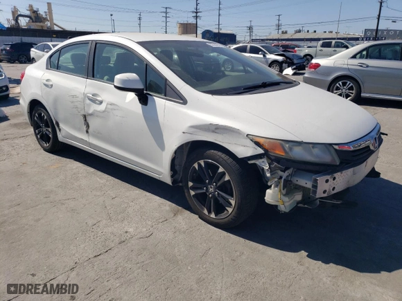 2012 Honda Civic Sdn LX with VIN 19XFB2F56CE391105, listed as a Copart auction lot 52382925 with 96,085 mi miles and Salvage Title. Bid and sale history available at carsss.com. Image 4.