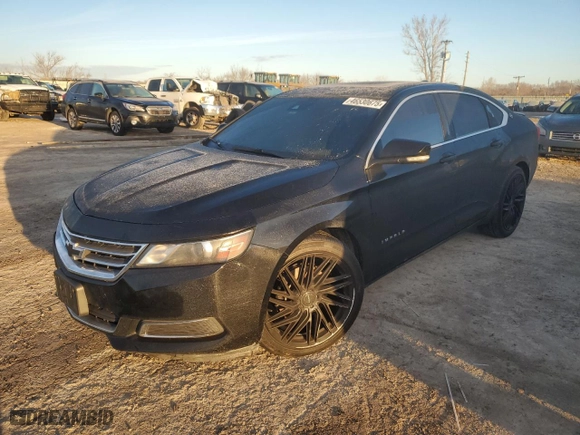 2015 Chevrolet Impala LT with VIN 1G1125S36FU146108, listed as a Copart auction lot 46530675 with 214,659 mi miles and Salvage Title. Bid and sale history available at carsss.com. Image 1.