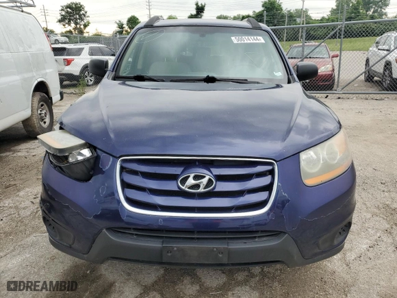 2010 Hyundai Santa Fe GLS with VIN 5NMSG3AB6AH386320, listed as a Copart auction lot 50014144 with 205,831 mi miles and Salvage Title. Bid and sale history available at carsss.com. Image 5.