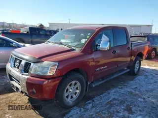 2005 Nissan Titan LE with VIN 1N6AA07B55N503619, listed as a IAAI auction lot 41411281 with 177,538 mi miles. Bid and sale history available at carsss.com. Image 2.