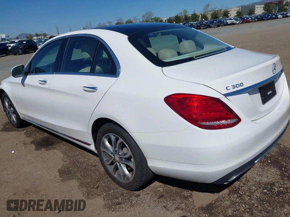 2015 Mercedes-Benz C 300 Luxury with VIN 55SWF4KB5FU039626, listed as a IAAI auction lot 41815854 with 79,311 mi miles and . Bid and sale history available at DreamBid. Image 3.