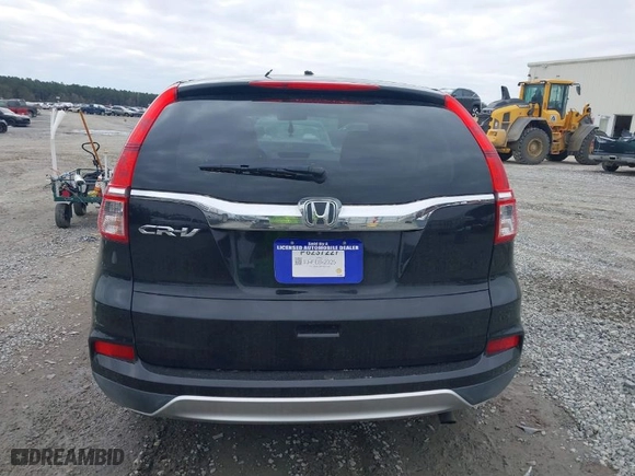 2015 Honda CR-V EX with VIN 2HKRM3H5XFH551707, listed as a IAAI auction lot 41407718 with 165,744 mi miles. Bid and sale history available at carsss.com. Image 16.