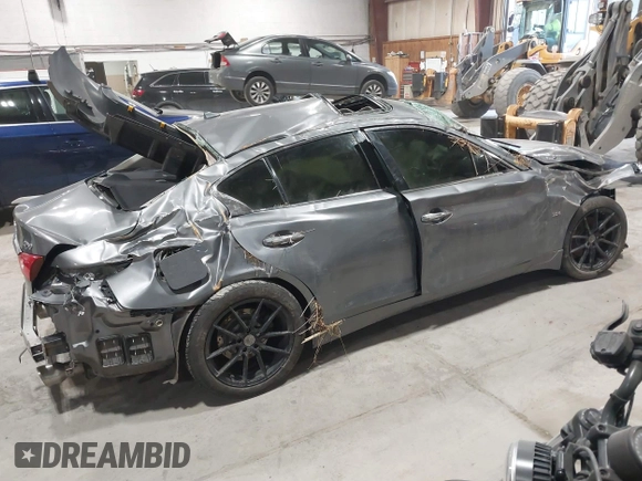 2017 Infiniti Q50 Premium z VIN JN1EV7AR9HM837883, wystawiony jako IAAI lot #41492454 z przebiegiem 109 812 mil mil oraz . Historia ofert i sprzedaży dostępna na DreamBid. Obrazek 4.