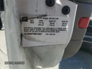 2005 Chevrolet Classic with VIN 1G1ND52F75M134621, listed as a Copart auction lot 76074164 with 0 mi miles and Salvage Title. Bid and sale history available at carsss.com. Image 15.